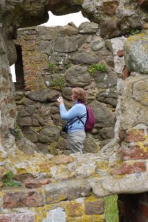 on the island of Bornholm, Denmark. The castle dates from the 13th century